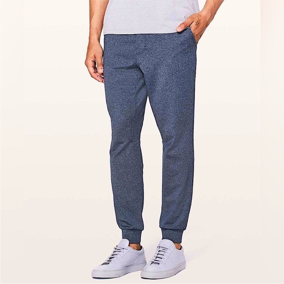 Lululemon Intent Jogger Heathered True Navy Blue Sweatpants Size Large - Picture 1 of 10